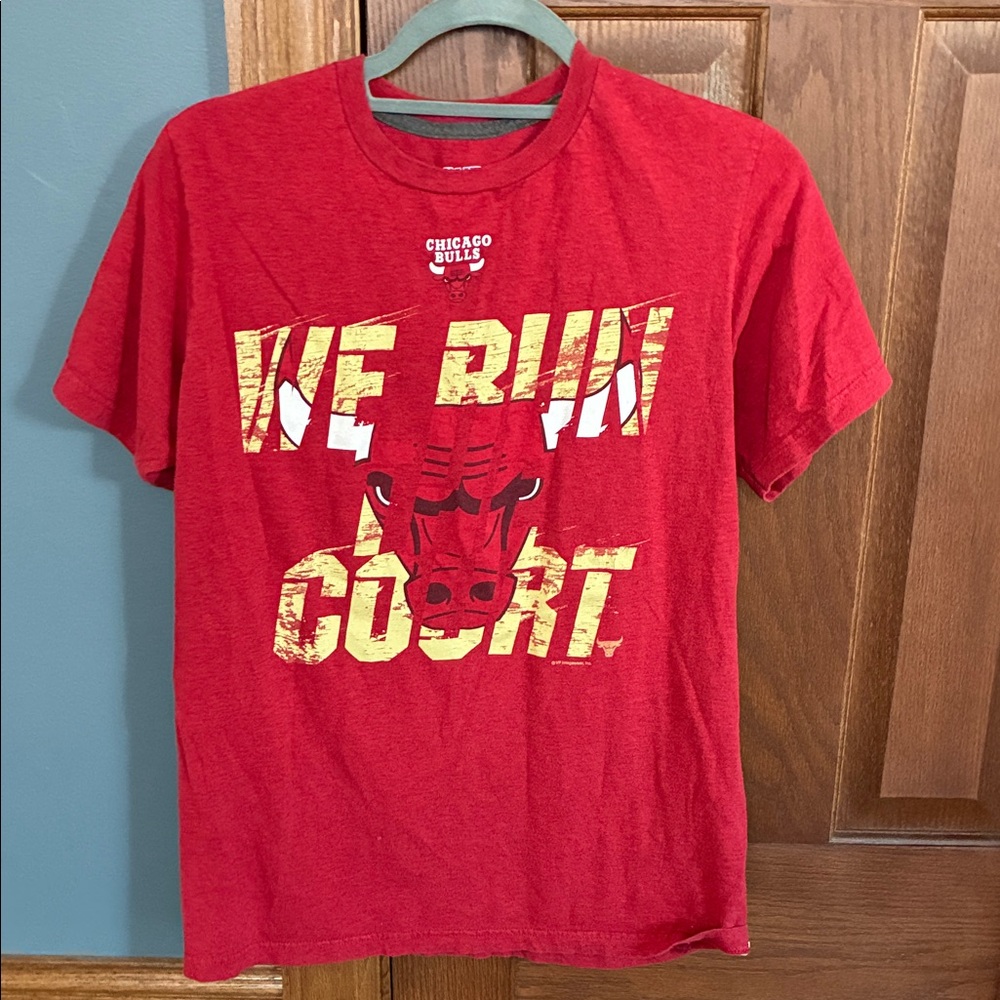 Chicago Bulls Red Graphic T-Shirt